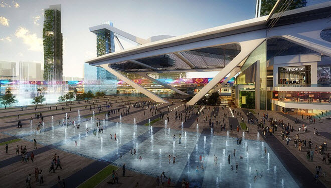 ���� ������� (Civic Plaza) ���� ������ 57,000 � ���� ����� �� ��� �������