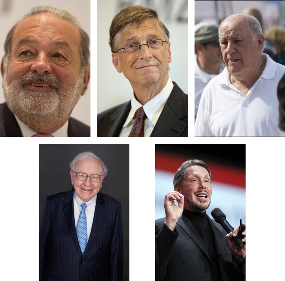 قائمة «فوربس 2013» لأغنى أغنياء العالم: كارلوس سليم لايزال الأول